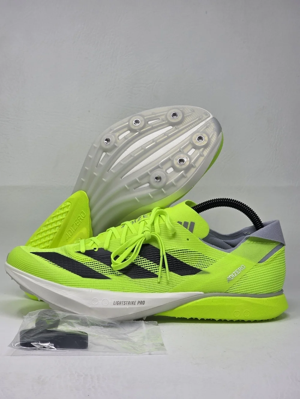 Adidas Adizero Avanti Track & Field Shoes Mens Size 8.5 Lemon Black IG1989 New